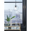 Cordunn Glass Pendant Clear/Black - Signature Design by Ashley: Industrial Design, UL Listed, Metal Body - 2 of 4