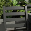 FUFU&GAGA 2-Piece HDPE Outdoor Dining Chair Set,Heavy All-Weather Patio,Firepit or Lawn Chairs,Ergonomic Porch Chairs for Dining Table - 4 of 4