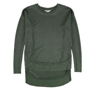 bar III Womens Curved Hem Knit Sweater - 1 of 2