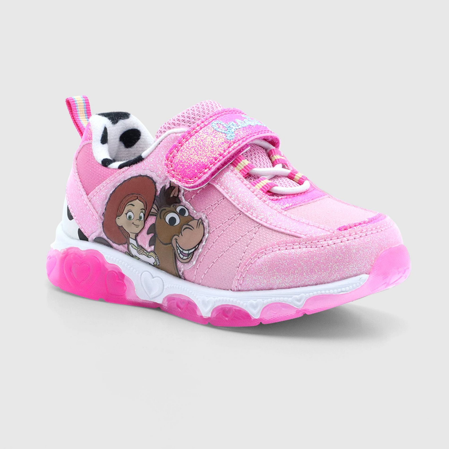 Disney Toy Story Toddler Girls' Jessie Sneakers - Pink/White