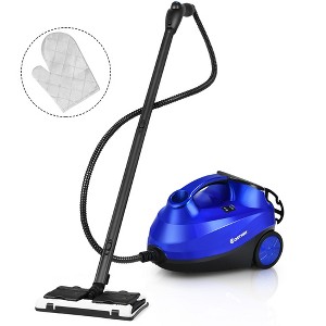 Costway 2000W Heavy Duty Steam Cleaner Mop Multi-Purpose W/19 Accessories Purple\Blue - 1 of 4