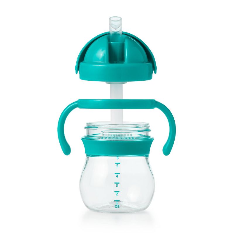 OXO Tot Transitions Straw Cup with Removable Handles - 6oz - Teal, 4 of 9