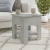 vidaXL Coffee Table White Engineered wood Storage Coffee Table - 2 of 4