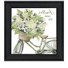 HomeRoots SCATTER YOUR JOY WITH FLOWERS Black Framed Print Wall Art - 4 of 4