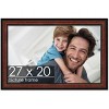 PosterPalooza | Decor Brown Picture Frame - UV Acrylic, Backing Board, Hanging Hardware Included - 2 of 4