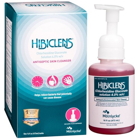 Hibiclens Antimicrobial Antiseptic Soap and Skin Cleanser with Foaming Pump - 16 fl oz - image 1 of 4