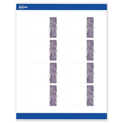 Avery Rectangle Shipping Labels, Floral Design, 2" x 3", 80ct