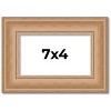 PosterPalooza | Photo Size Weathered Yellow Picture Frame - UV Acrylic, Foam Board Backing, Hanging Hardware - 2 of 4