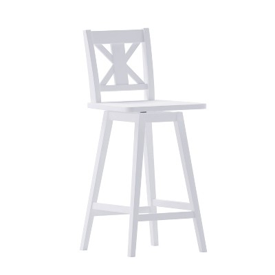 Taylor & Logan Gisella Swivel Barstool White