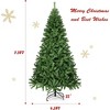 7.5ft Unlit Artificial Christmas Tree with 1450 Tips, Green - 4 of 4