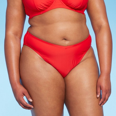 Red bikini deals bottoms target