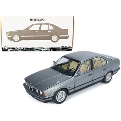 1988 Bmw 535i (e34) Gray Metallic 1/18 Diecast Model Car By Minichamps ...