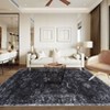 Washable Area Rugs, Vintage Printed Indoor Floor Carpet with Non-Slip Backing, Oriental Distressed Accent Rugs - 4 of 4