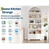 72" Tall Arched Pantry Cabinet, Kitchen Pantry Cabinet with Adjustable Shelf & Handles, Wood Storage Cabinet for Dining Room, Kitchen, Living Room - 4 of 4