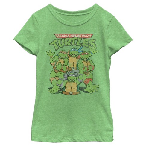 Teenage Mutant Ninja Turtle Green Tshirt Size Small