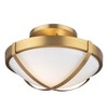 Artcraft Lighting Cara 2 - Light Flush Mount in  Brushed Brass - 2 of 2