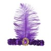 Unique Bargains Women's Feather Faux Diamond Sequins Headband 1 Pc - 3 of 4