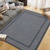 Rugs for Living Room Border Area Rug Non Slip Durable Floor Washable Carpet for High Traffic Areas Indoor Rug for Kitchen Kids Playroom - 2 of 4