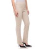 Rekkuna Women's Pull-On Straight Leg Dress Pants – Mid-Rise Office Slacks with Hidden Pocket and Flattering Fit - 2 of 4