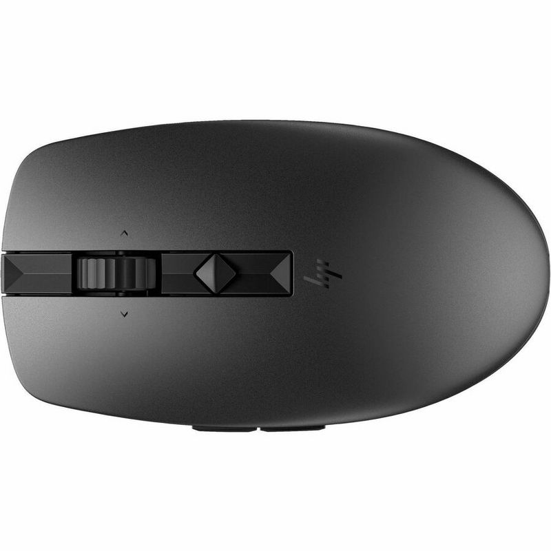 HP 710 Rechargeable Silent Mouse - Track-On-Glass - Wireless - Bluetooth - 2.40 GHz - Rechargeable - USB Type A - 3000 dpi - Tilt Wheel - 7 Button(s), 3 of 7