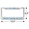 Presbyterian College Full Size Standard License Plate Metal Frame - 4 of 4