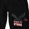 How To Train Your Dragon Toothless Ready To Strike Adult Black Sleep Pajama Shorts - 2 of 2