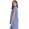 Just Love Solid Stretch Scrub Top for Women Mock Wrap Nursing Shirt - 2 of 3