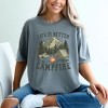 Simply Sage Market Women's Life Is Better By The Campfire Tent Short Sleeve Garment Dyed Tee - 2 of 4
