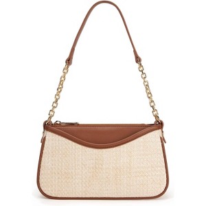 Purses for Women, Shoulder Bag Small Handbags Vegan Leather Underarm Bags Trendy Hobo - 1 of 4