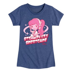 Girls' - Strawberry Shortcake - Y2K Fitted Short Sleeve Graphic T-Shirt - 1 of 4