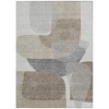 HomeRoots 3' X 5' Taupe And Gray Abstract Washable Indoor Outdoor Area Rug - 4 of 4