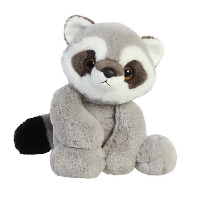 Aurora Medium Roy Raccoon Flopsie Adorable Stuffed Animal Gray 12"