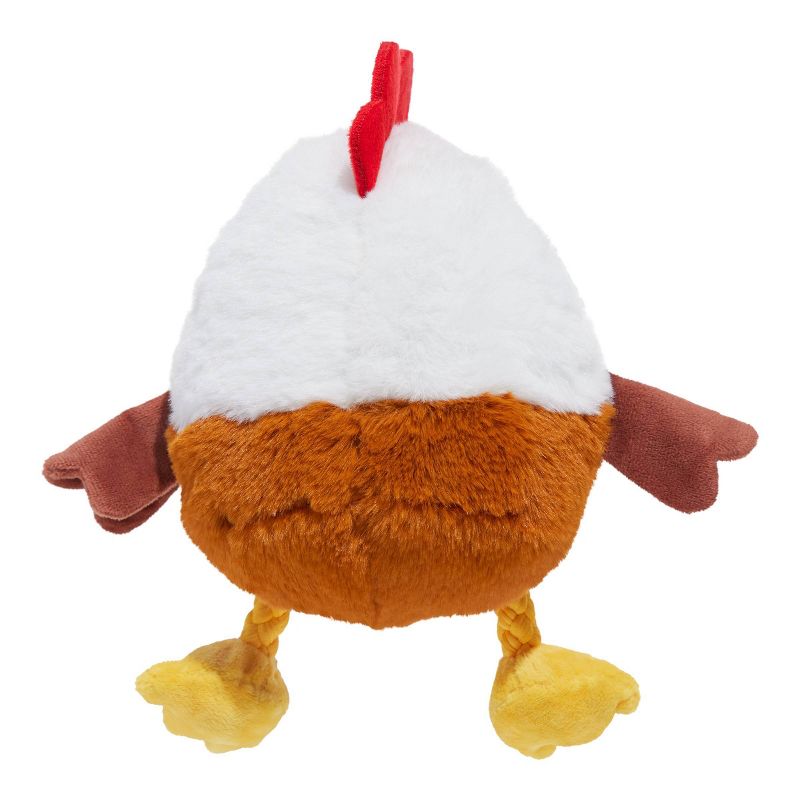BARK Classic Fuzzy Farm Rooster Plush Rope Dog Toy - 9.5&#34;, 3 of 8