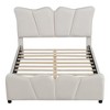 Full Size Upholstered Platform Bed with Headboard - 3 of 4