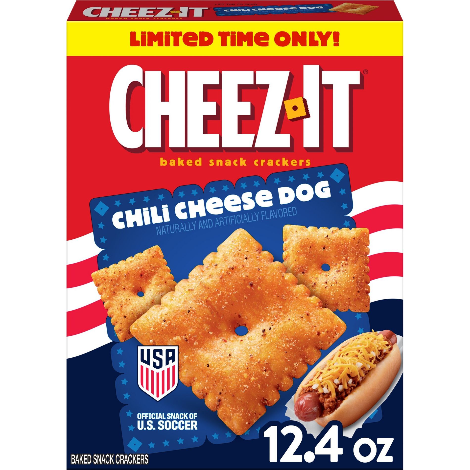 Cheez-It Chili Cheese Dog Baked Snack Crackers - 12.4oz