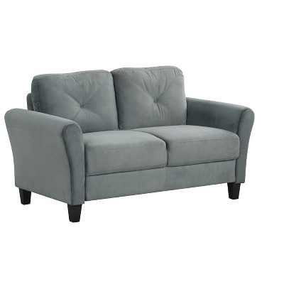 Vynxaria Luxurious Velvet Sectional Sofa for Living Room, Bedroom & Small Spaces