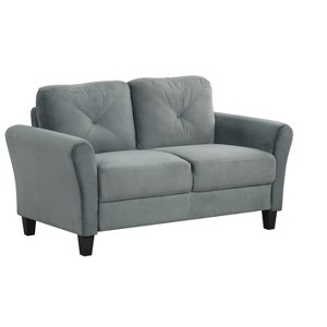 Vynxaria Luxurious Velvet Sectional Sofa for Living Room, Bedroom & Small Spaces - 1 of 4