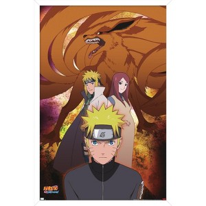 Trends International Naruto Shippuden - Nine-Tails Group Framed Wall Poster Prints - 1 of 4