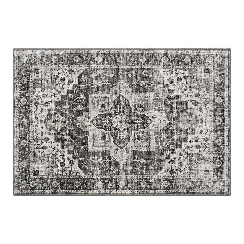 WhizMax Washable Rug Vintage Medallion Area Rugs Non-Shedding Floor Mat Throw Carpet for Living Room Bedroom, 3 of 9