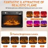 Karl Home 1400-Watt 18-inch Smart Electric Fireplace Insert with WIFI Function and 6-Color Flames - 2 of 4