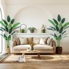 Whizmax Artificial Bird of Paradise Plant 7FT/6FT Fake Palm Tree, for Decor Faux Plants for Home Office with 20/17 Trunks Faux Leaves - 3 of 4