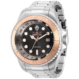 Invicta 38017 Men's Hydromax Silver Tone and Rose Gold Bezel Watch - 1 of 1