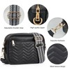 Generic Quilted Crossbody Bags Purses Handbags Small Vegan Leather Shoulder Bag - 2 of 4