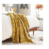 Mark & Day Tollet 50"W x 60"L Cottage Mustard Throw Blankets - 2 of 3