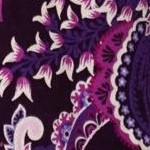 purple orchid paisley