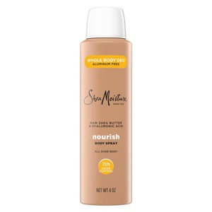SheaMoisture Whole Body Nourish Deodorant Spray, Aluminum Free - Raw Shea Butter & Hyaluronic Acid - 4oz - 1 of 4