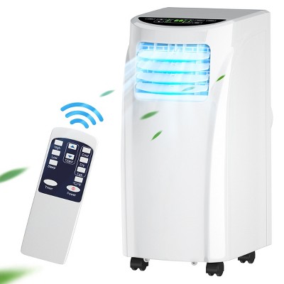 Tangkula Portable 8,000BTU Air Conditioner w/Dehumidifier Function & Wheels &RC