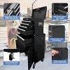 5-Drawer Rolling Tool Chest, Heavy Duty Steel Tool Box with Locking Wheels & Auto-Lock Drawers, Detachable Top Storage Cabinet for Garage & Workshop - 4 of 4