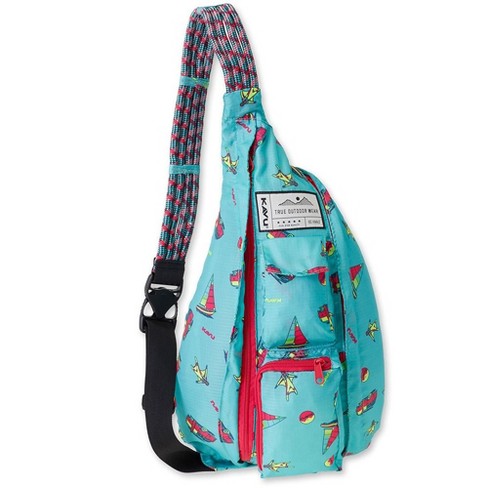 Kavu Original Rope Pack Lightweight Water Resistant Sling Bag - Aqua  Wingman : Target