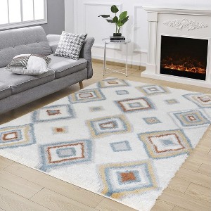 Okak Modern Elegance Loft Shag Carpet Area Rug for Living Room,Bedroom,All Size Indoor Easy-to-maintain Carpet - 1 of 4